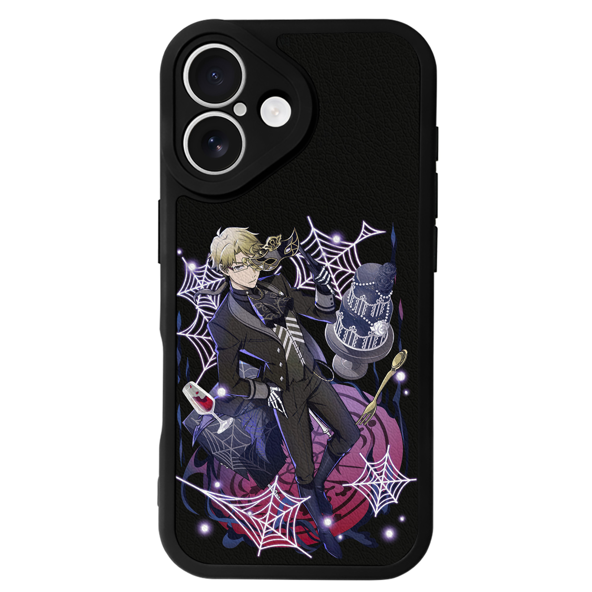 （画像用） 文豪ストレイドッグス Bungo Stray Dogs 【iPhone 16シリーズ対応】シリコンスマホケース（レザー調） 材質：シリコン